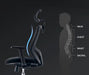 EAN 3760170880709 - Urban Factory ADJUSTABLE WORKING CHAIR Correa de seguridad Respaldo de malla imagen 3