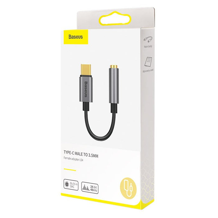 EAN 6953156297852 - Baseus L54 cable de teléfono móvil Negro, Gris USB C 3,5mm imagen 8