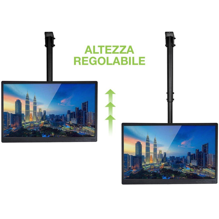 EAN 8057685309340 - Techly ICA-CPLB 946S soporte para pantalla de señalización 177,8 cm (70") Negro imagen 8