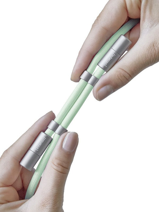 EAN 4034303037131 - Intenso Handykette als Lade- + Datenkabel USB-C bis 1,65m grün cable USB USB C Verde imagen 7