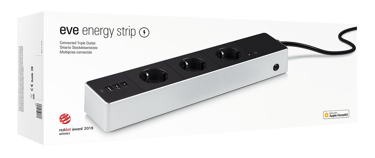 EAN 4260195391703 - Eve Energy Strip Negro, Blanco 3 salidas AC 120-230 V 1,9 m imagen 1