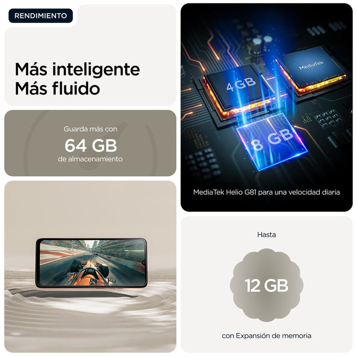 EAN 840493616537 - Motorola moto g06 power 17,5 cm (6.88") SIM doble Android 15 4G USB Tipo C 8 GB 256 GB 7000 mAh Caqui imagen 15