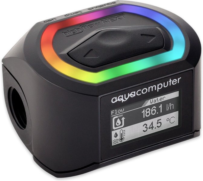 EAN 4260473313809 - Aqua Computer 53293 accesorio o pieza de sistema de refrigeración para ordenador Flujómetro imagen 1