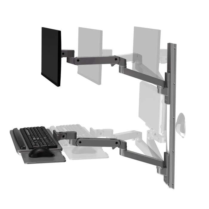EAN 698833092103 - Ergotron LX Pro Series 45-696-293 soporte para monitor 86,4 cm (34") Pared Gris Oscuro imagen 6