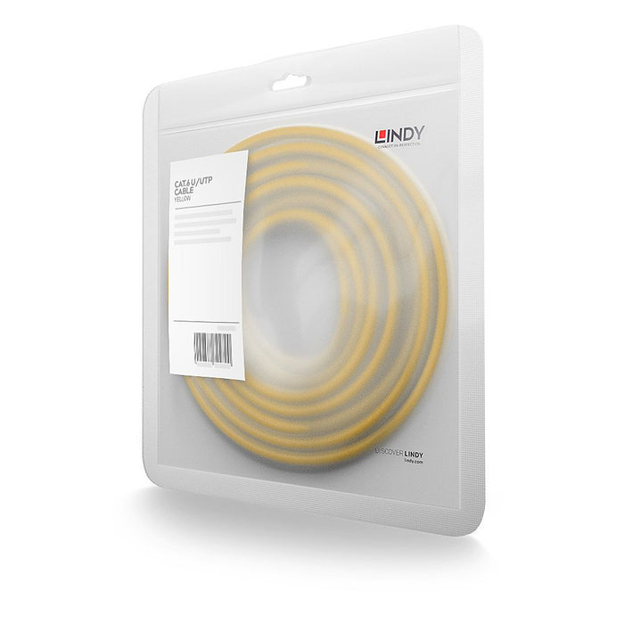 EAN 4002888480673 - Lindy 48067 cable de red Amarillo 10 m Cat6 U/UTP (UTP) imagen 2