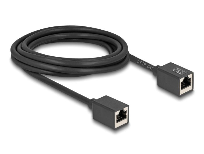 EAN 4043619903320 - DeLOCK 90332 cable de red Negro 3 m Cat6a S/FTP (S-STP) imagen 1