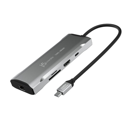 EAN 4712795086263 - j5create JCD393 Alámbrico USB 3.2 Gen 1 (3.1 Gen 1) Type-C Gris imagen 1