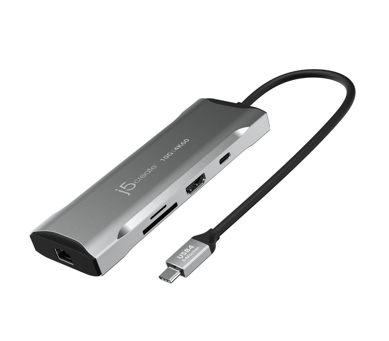 EAN 4712795086263 - j5create JCD393 Alámbrico USB 3.2 Gen 1 (3.1 Gen 1) Type-C Gris imagen 1