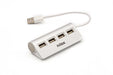 EAN 8436556148453 - Nilox HUB 4 PORTE USB 2.0 ALLUMINIO 480 Mbit/s Gris imagen 6