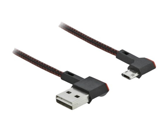 EAN 4043619852819 - DeLOCK USB2.0-Kabel A-TypC: 1m, schwarz/rot cable USB USB A Micro-USB B imagen 1