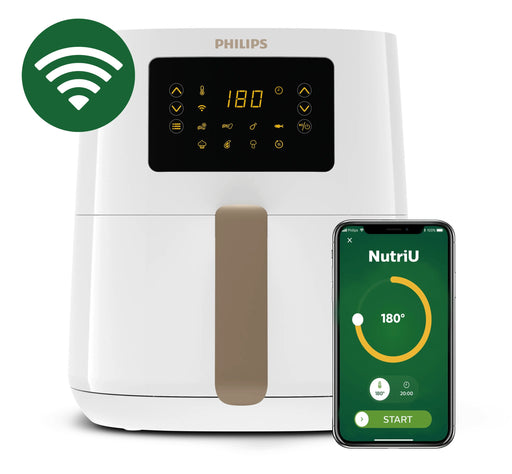 EAN 8720389022166 - Philips 5000 series HD9255/30 freidora Sencillo 4,1 L Independiente 1400 W Freidora de aire caliente Oro, imagen 1
