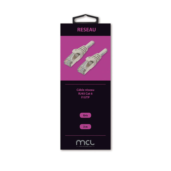 EAN 3700224725518 - MCL FCC6BMZ-3M cable de red Gris Cat6 F/UTP (FTP) Alrededor imagen 2