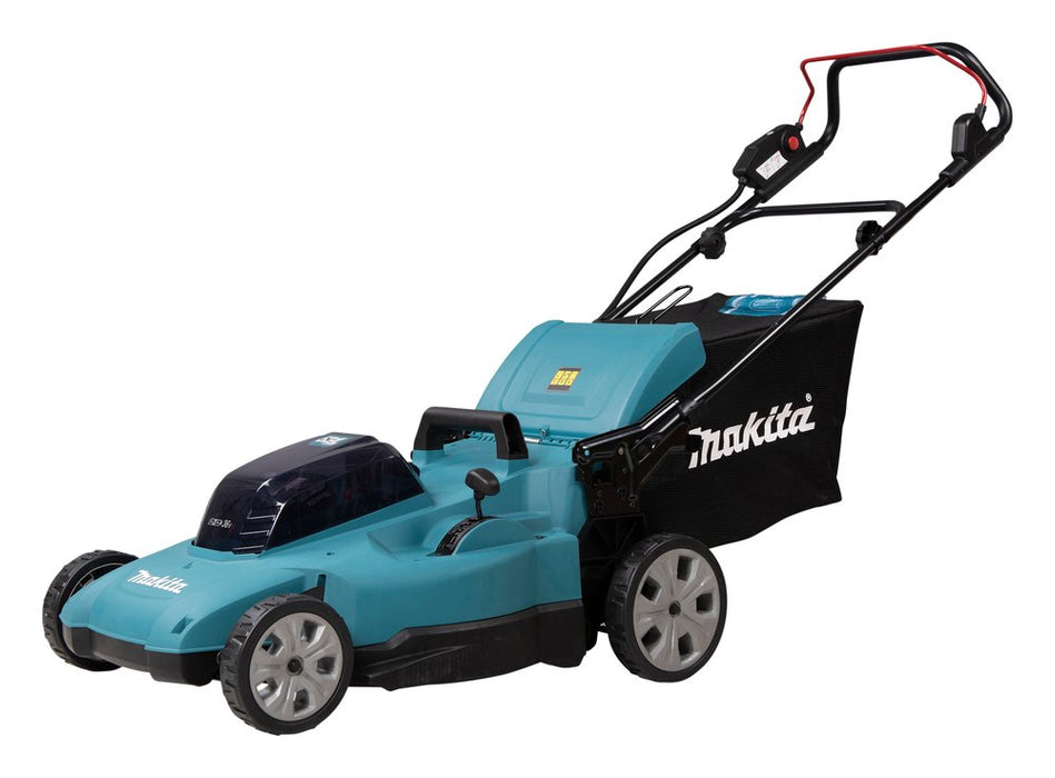 EAN 88381756730 - Makita DLM538Z cortadora de césped Cortacésped manual Batería Negro, Azul, Metálico imagen 10