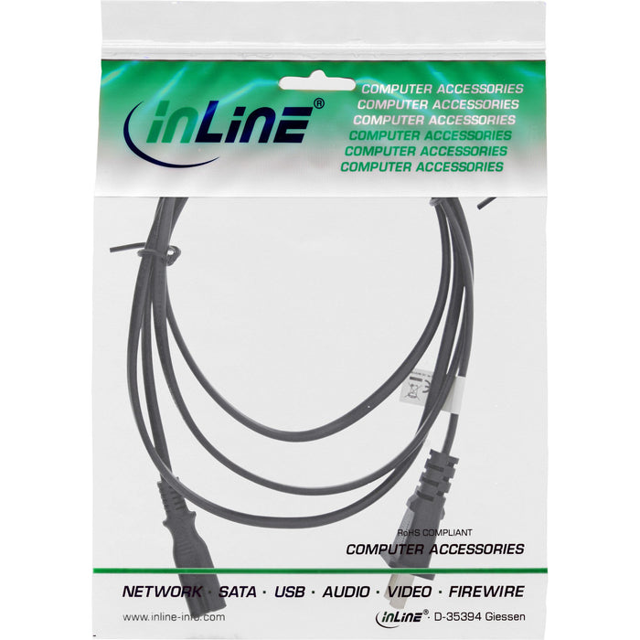 EAN 4043718283958 - InLine 16654T cable de transmisión Negro 1,8 m NEMA 1-15P C7 acoplador imagen 2
