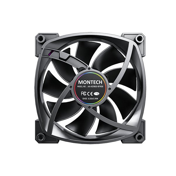 EAN 4710562746280 - Montech AX120 PWM Carcasa del ordenador, Procesador Módulo de ventilador 12 cm Negro 1 pieza(s) imagen 5