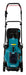 EAN 0088381757904 - Makita DLM330Z cortadora de césped Cortacésped manual Batería Negro, Turquesa imagen 7