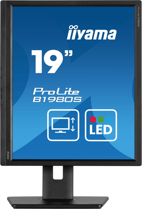 EAN 4948570125425 - iiyama ProLite B1980S-B1 pantalla para PC 48,3 cm (19") 1280 x 1024 Pixeles VGA LED Negro imagen 5