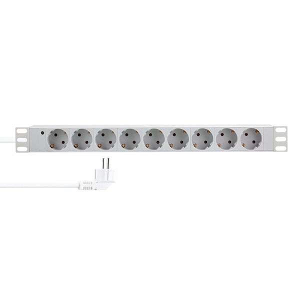 EAN 4052792070798 - LogiLink PDU9C05 limitador de tensión Gris claro 9 salidas AC 230 V 2 m imagen 1