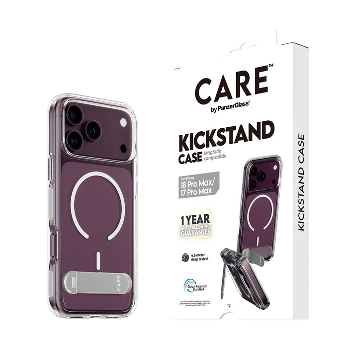 EAN 5715685043864 - PanzerGlass CARE™ by ® Kickstand Case Transparent w. White MagSafe iPhone 2026 Pro Max | 17 Pro Max funda imagen 7