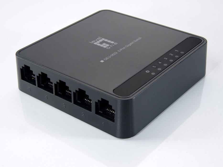 EAN 4015867202500 - LevelOne GEU-0522 switch Gigabit Ethernet (10/100/1000) Negro imagen 3