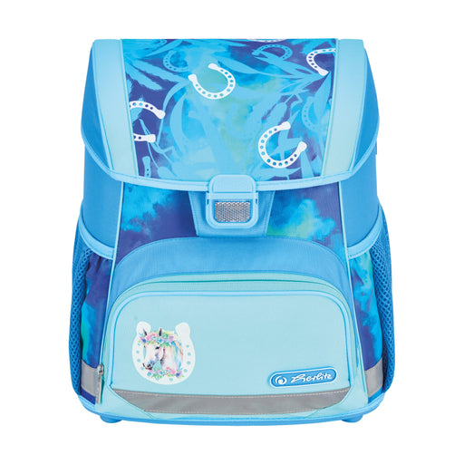EAN 4008110397092 - Herlitz Loop Plus Lucky Horse juego de mochila escolar Chica Poliéster Azul, Azul claro imagen 2