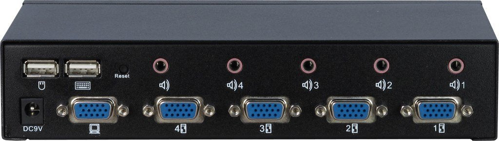 EAN 4260133127944 - Inter-Tech KVM-AS-41UA interruptor KVM Negro imagen 4