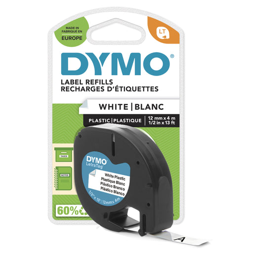 EAN 5411313912211 - DYMO 12mm LetraTAG Plastic tape cinta para impresora de etiquetas imagen 1