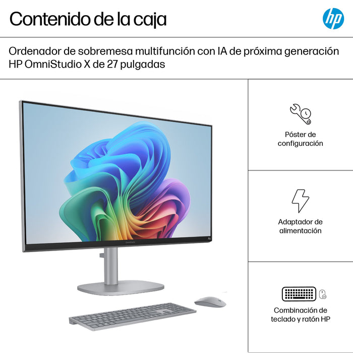 EAN 199896764919 - HP OmniStudio X All-in-One Desktop Next Gen AI 27-cs1005ns PC Copilot+ PC Intel Core Ultra 5 226V 68,6 cm  imagen 5