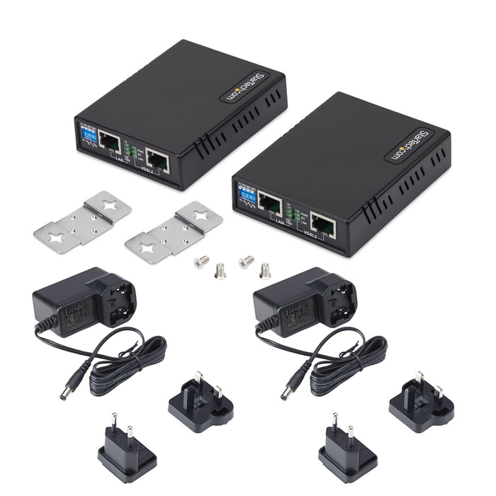 EAN 65030916936 - StarTech.com VDSL-LAN-EXTENDER-EU ampliador de red Transmisor y receptor de red Negro 10, 100, 300 Mbit/s imagen 7