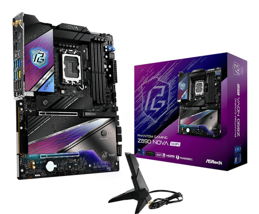 EAN 4710483949708 - Asrock Phantom Gaming Z890 Nova WiFi Intel Z890 LGA 1851 (Socket V1) ATX imagen 1
