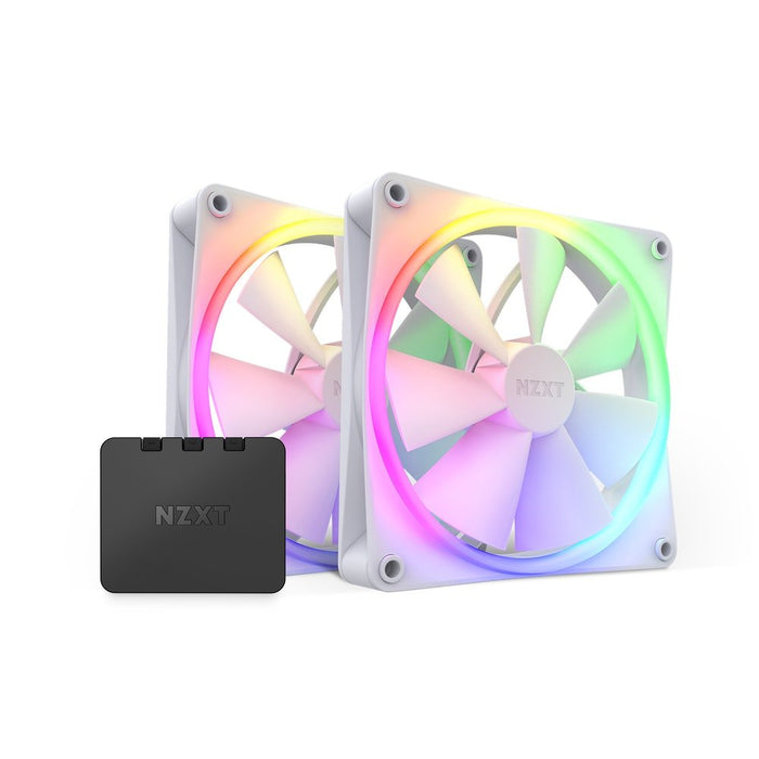 EAN 5060301699995 - NZXT F140 RGB TWIN Carcasa del ordenador, Procesador Ventilador 14 cm Blanco 2 pieza(s) imagen 1