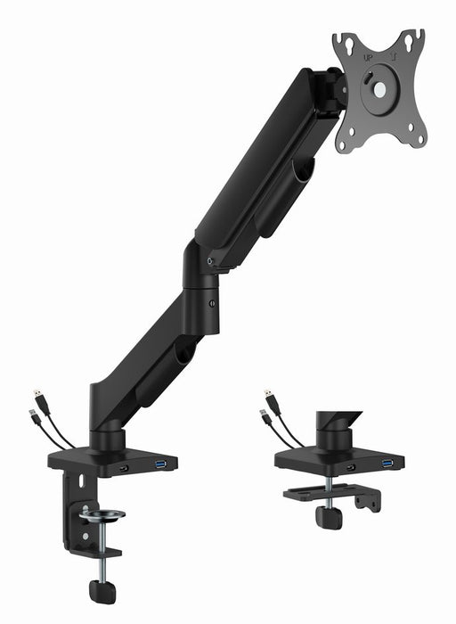 EAN 8716309135375 - Gembird MA-DA1U-01 soporte para monitor 81,3 cm (32") Escritorio Negro imagen 1