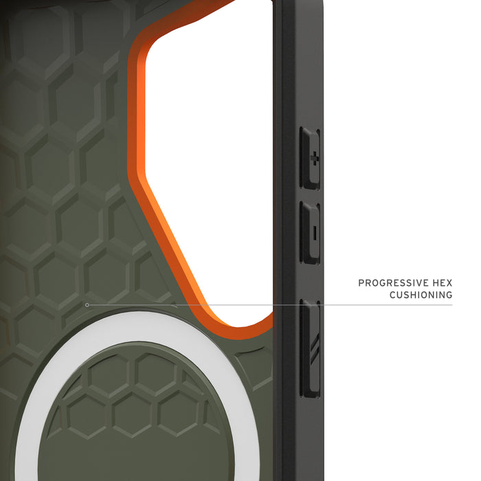 EAN 840283927560 - Urban Armor Gear Civilian funda para teléfono móvil 17,5 cm (6.9") Naranja, Oliva imagen 7