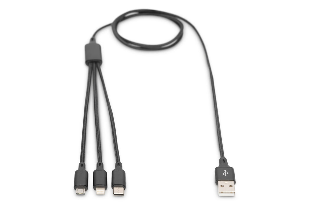 EAN 4016032467113 - Digitus AK-300160-010-S cable USB USB A USB C 10 W Negro imagen 4