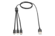 EAN 4016032467113 - Digitus AK-300160-010-S cable USB USB A USB C 10 W Negro imagen 4