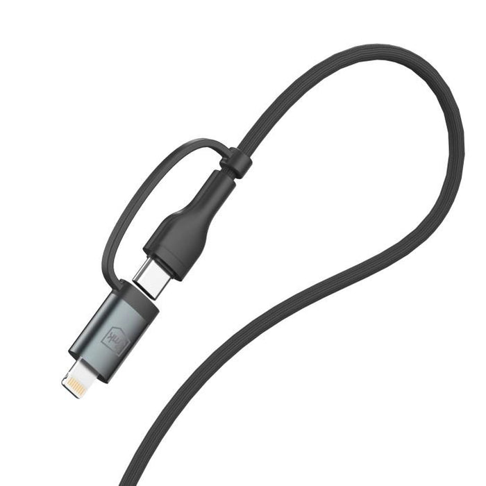EAN 5903108680363 - 3MK 5903108680363 cable USB USB 2.0 1 m USB A/USB C USB C/Lightning 0,48 Gbit/s 60 W Negro imagen 10