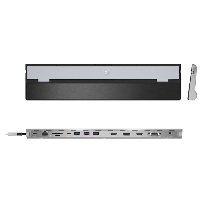 EAN 4712795083613 - j5create JCD543 Alámbrico USB 3.2 Gen 1 (3.1 Gen 1) Type-C Negro, Plata imagen 4