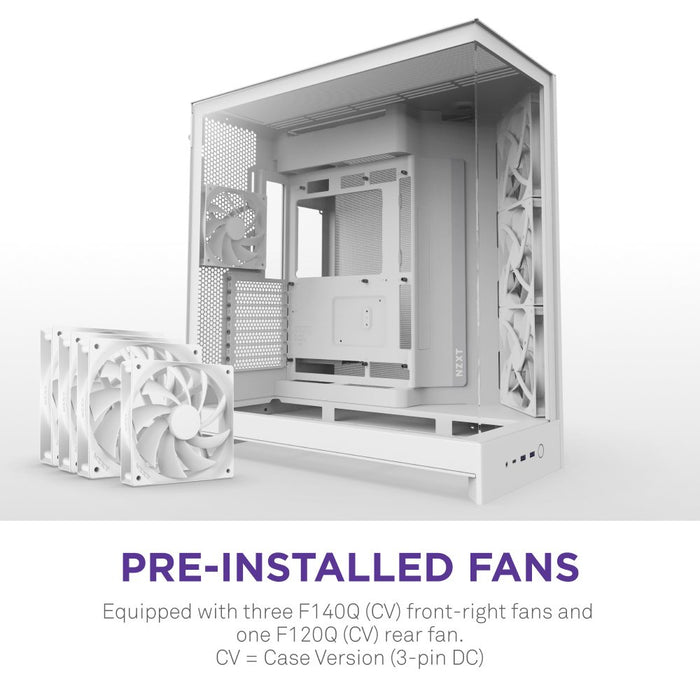 EAN 5056547202419 - NZXT H9 Flow Midi Tower Blanco imagen 2