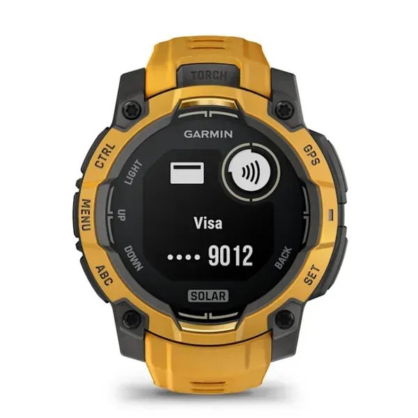 EAN 753759357085 - Garmin Instinct 3 3,05 cm (1.2") 45 mm Digital 176 x 176 Pixeles Pantalla táctil Amarillo, Gris Wifi GPS ( imagen 12