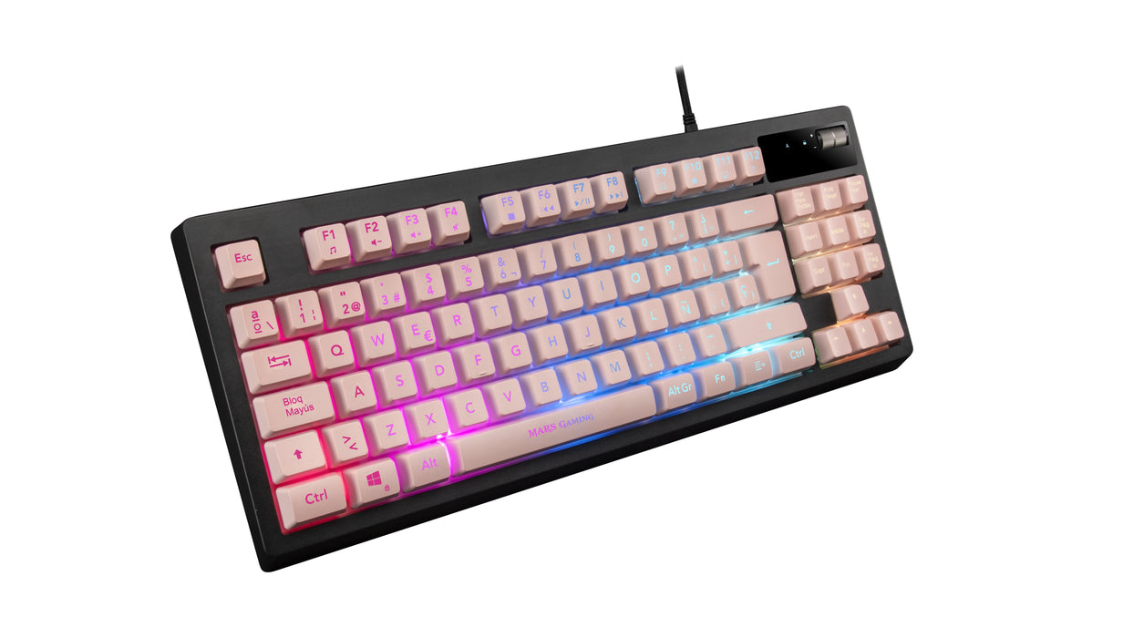 EAN 4710562755626 - Mars Gaming MKAXPES teclado Juego USB Negro, Rosa imagen 4