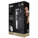 EAN 8700216427715 - Braun BeardTrimmer 9 80789785 depiladora para la barba AC/Batería 20 2 cm Mojado y seco Gris imagen 4