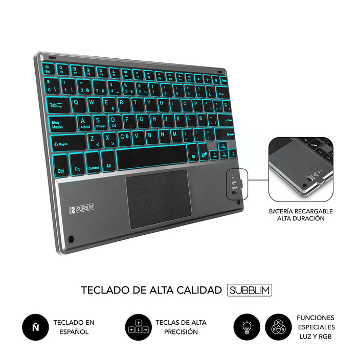 EAN 8436586743659 - SUBBLIM Funda Tablet KEYTAB ProBT Touchpad Ipad 10,9/11 10a/11a Gen NEGRA imagen 12