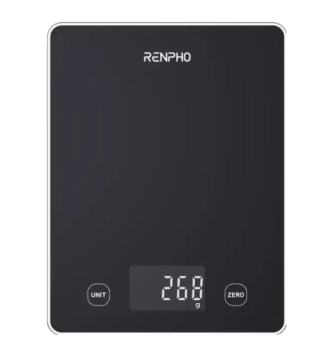 EAN 4897122201530 - Renpho Calibra 1L Negro Encimera Rectángulo Báscula electrónica de cocina imagen 1