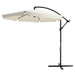EAN 5907207224381 - Extralink Black Forest Garden Umbrella with Side Panels, Large 3m Beige Cantilever Sombrilla colgante Hex imagen 5