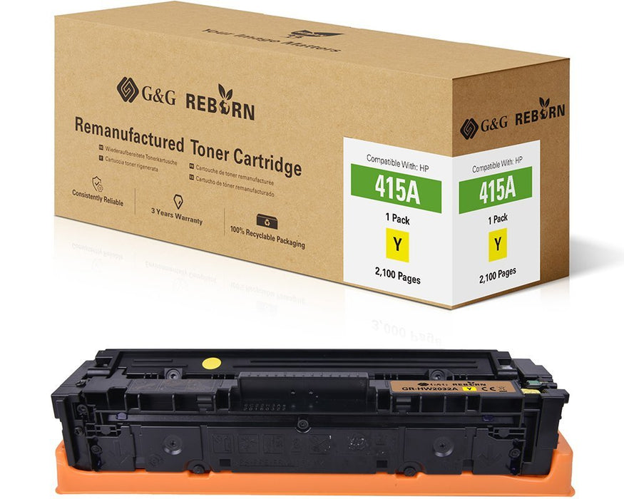 EAN 6942383124642 - G&G GR-HW2032A cartucho de tóner 1 pieza(s) Compatible Amarillo imagen 1