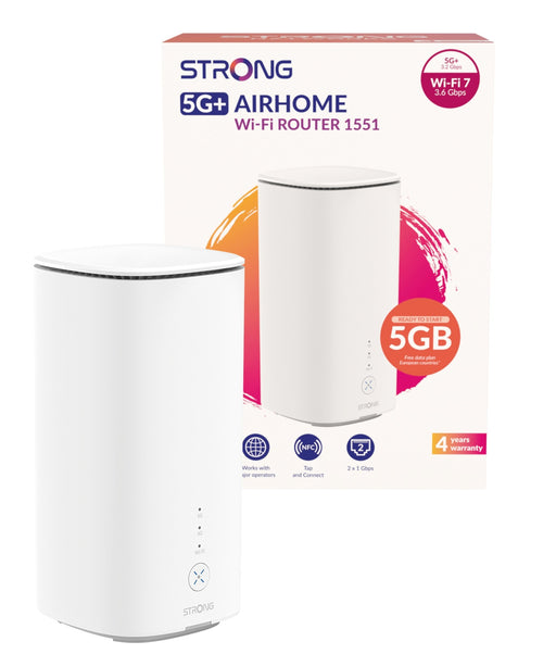 EAN 9120137873368 - Strong 5G+ AIRHOME Wi-Fi Router 1501 Router de red móvil imagen 1