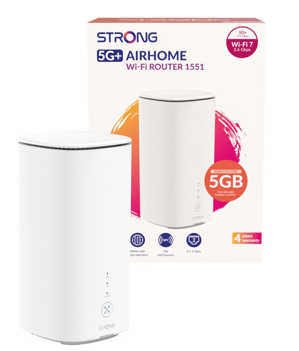 EAN 9120137873368 - Strong 5G+ AIRHOME Wi-Fi Router 1501 Router de red móvil imagen 1