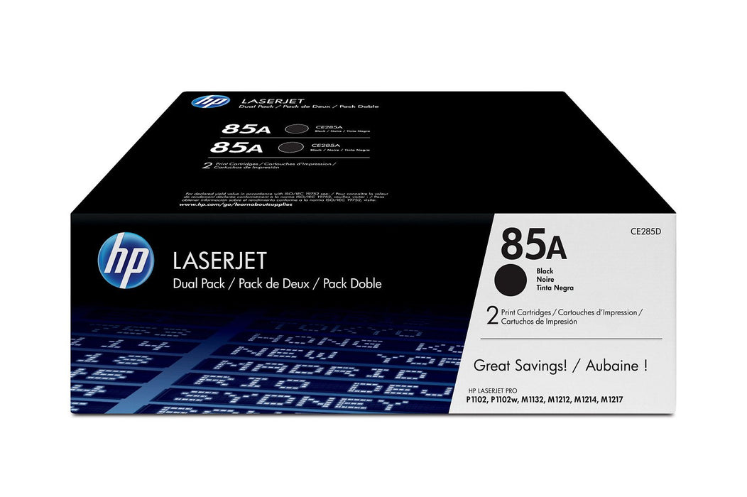 EAN 0886111730520 - HP 85A 2-pack Black Original LaserJet Toner Cartridges cartucho de tóner 2 pieza(s) imagen 11