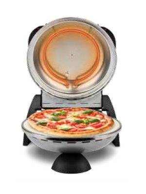 EAN 8056095874868 - G3 Ferrari Delizia fabricante de pizza y hornos 1 Pizza(s) 1200 W Negro, Plata imagen 1