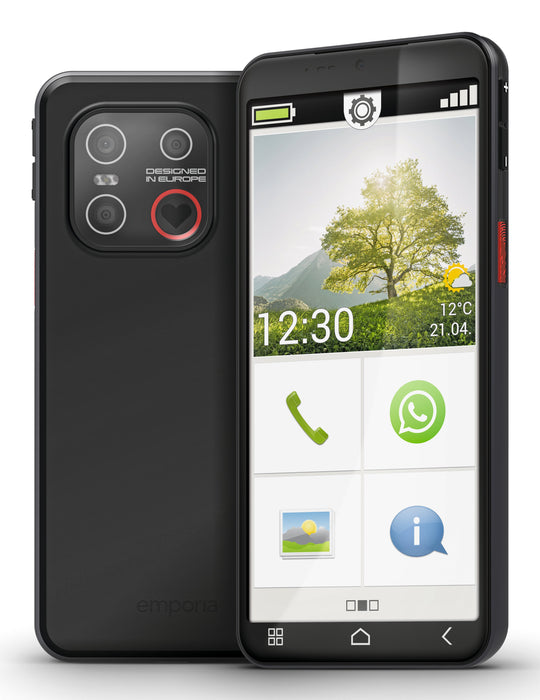 EAN 9005613168995 - Emporia emporiaSMART.7lite 13,8 cm (5.45") SIM única Android 15 4G USB Tipo C 6 GB 128 GB 3500 mAh Negro imagen 6